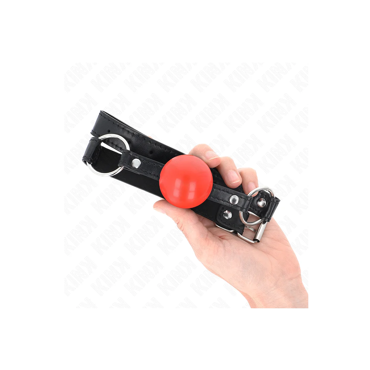 Roter Tpe-Ball 4 cm Knebel 60 X 2 cm von Kink Collar & Gag kaufen | Fesselliebe
