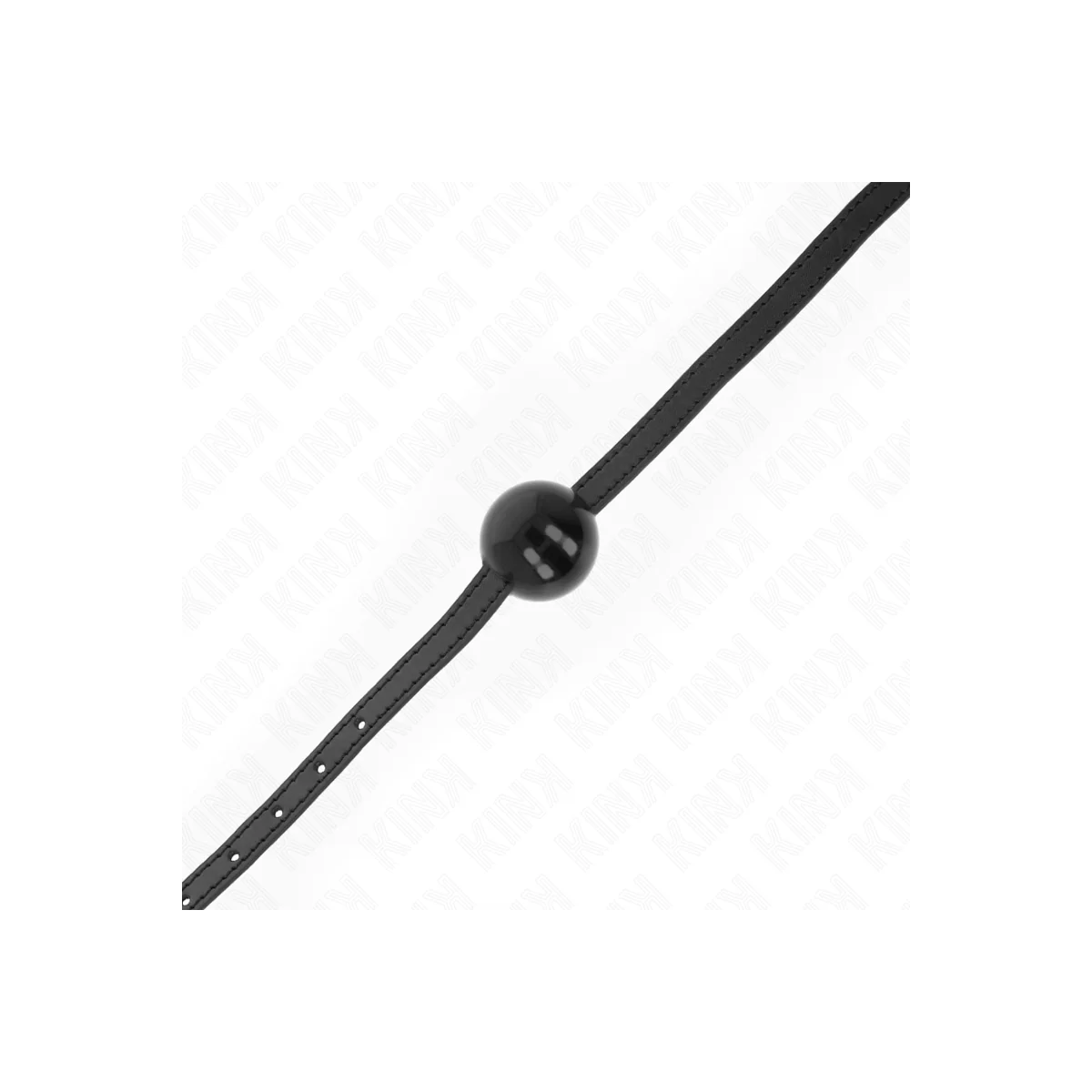 Schwarzer Einzelner Fester Ball 4 cm Gag 65 X 1,5 cm von Kink Collar & Gag kaufen | Fesselliebe