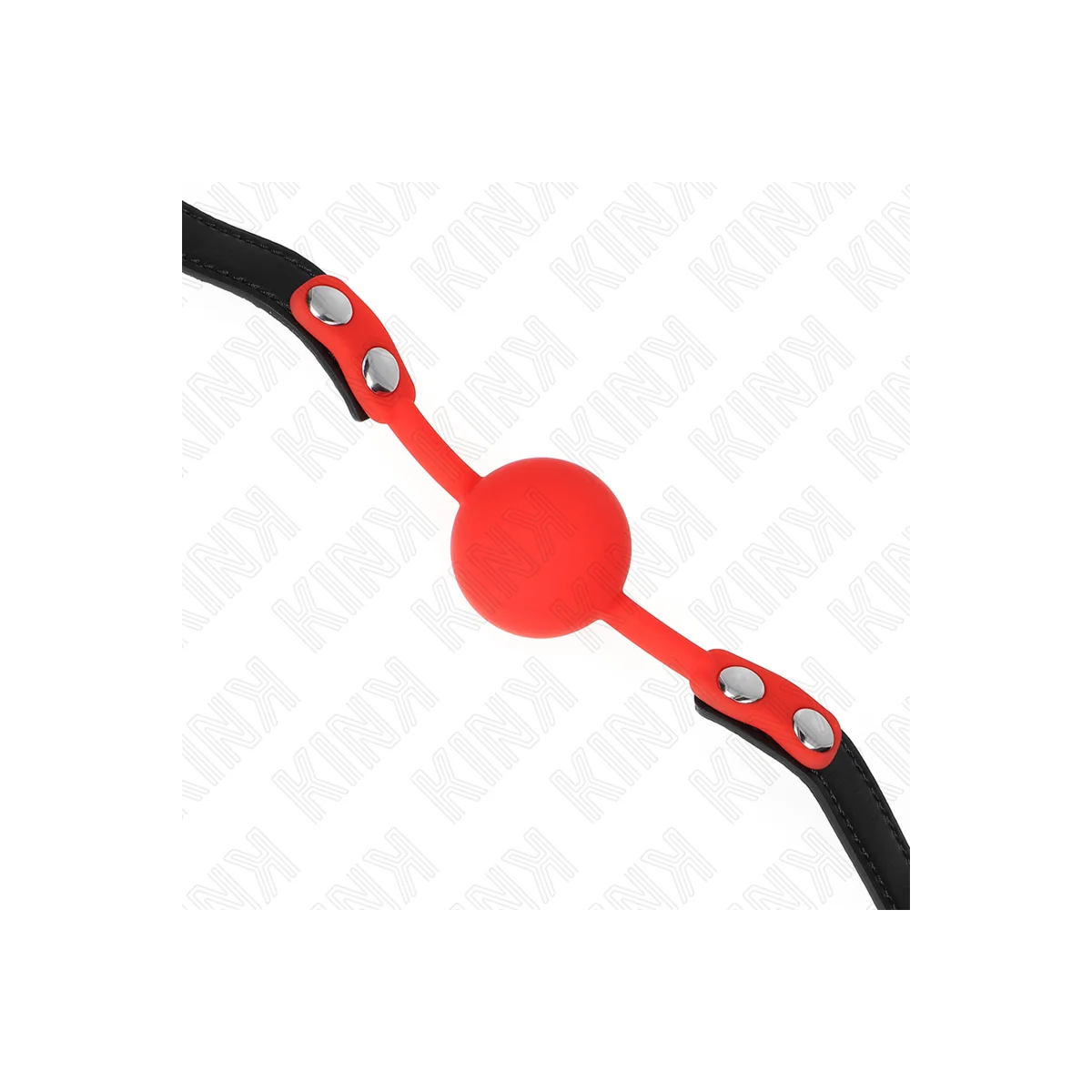 Roter Silikonball 4 cm Knebel 60 X 2 cm von Kink Collar & Gag kaufen | Fesselliebe