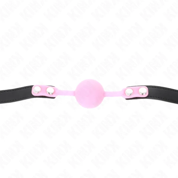 Leuchtender Silikonball 4 cm Knebel 60 X 2 cm von Kink Collar & Gag kaufen | Fesselliebe
