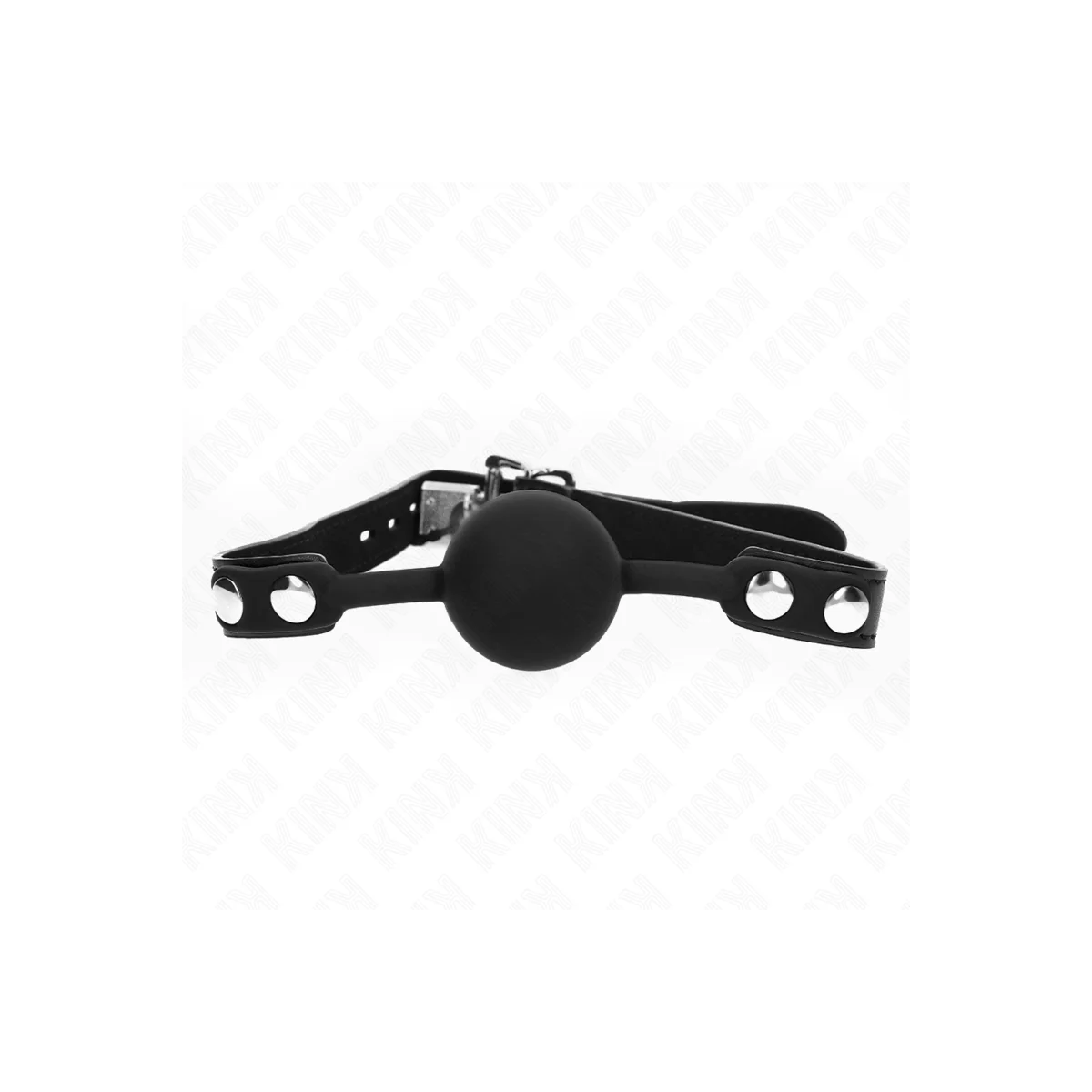 Modell 1 Silikonball 4 cm Knebel mit Schloss 60 X 2 cm von Kink Collar & Gag kaufen | Fesselliebe