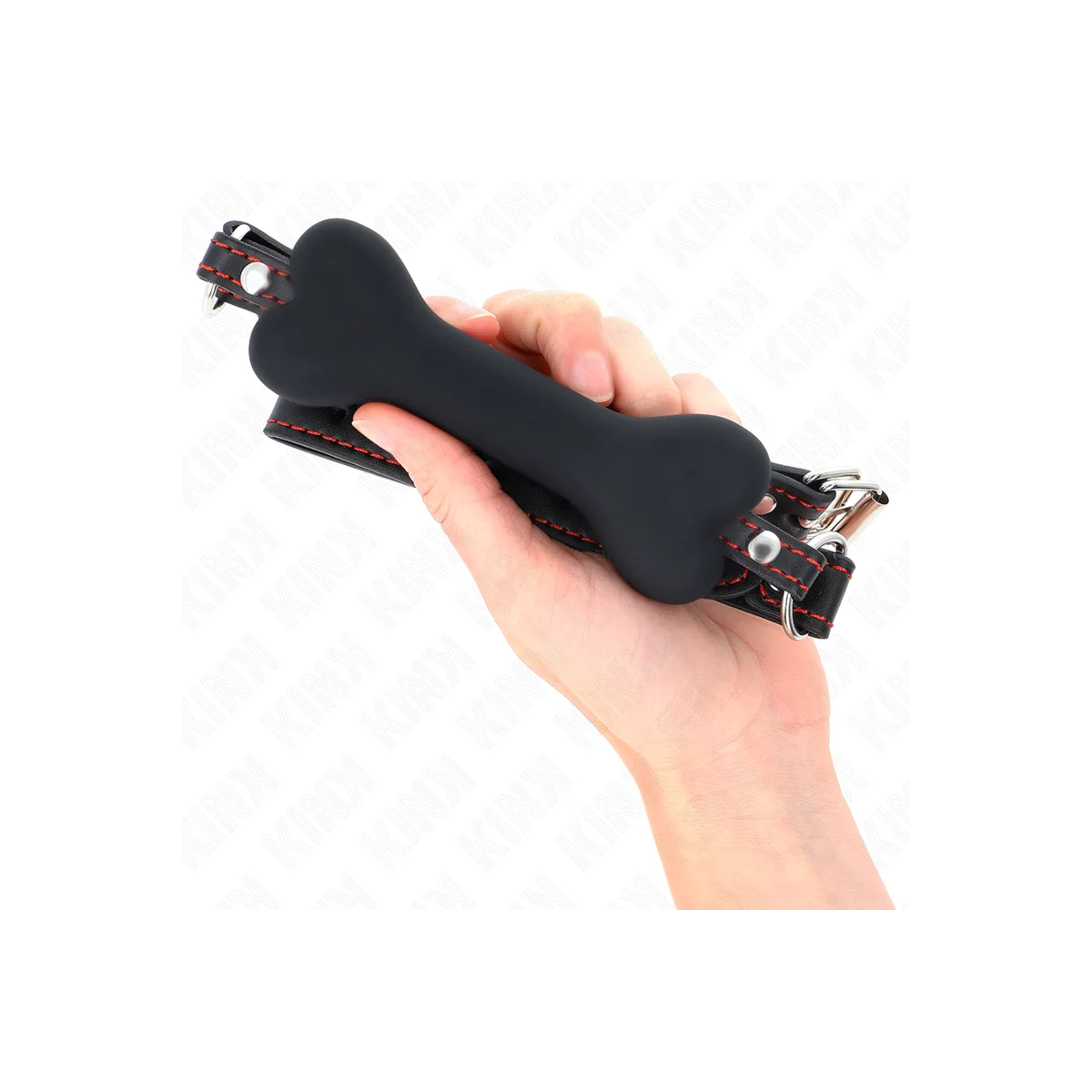 Schwarzer Knochen 12 cm Gag 63 X 2 cm von Kink Collar & Gag kaufen | Fesselliebe