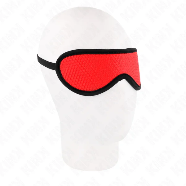 Schuppentexturbandage mit Rot Abgedecktem Rand 20 X 7 cm von Kink Masked Allure kaufen | Fesselliebe