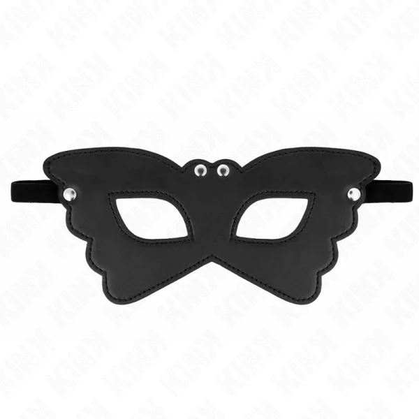 Schmetterlingsform-Kunstledermaske 20 X 9 cm von Kink Masked Allure kaufen | Fesselliebe