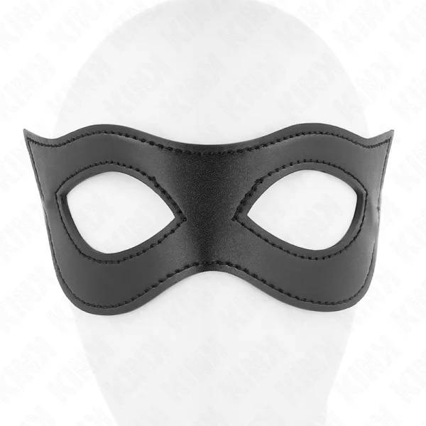 Kunstledermaske Modell 2 23 X 7,5 cm von Kink Masked Allure kaufen | Fesselliebe
