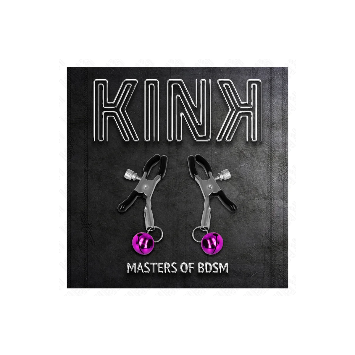 Lila Nippelklemme mit Einzelnen Glocken 6 cm von Kink Nipple Grip kaufen | Fesselliebe