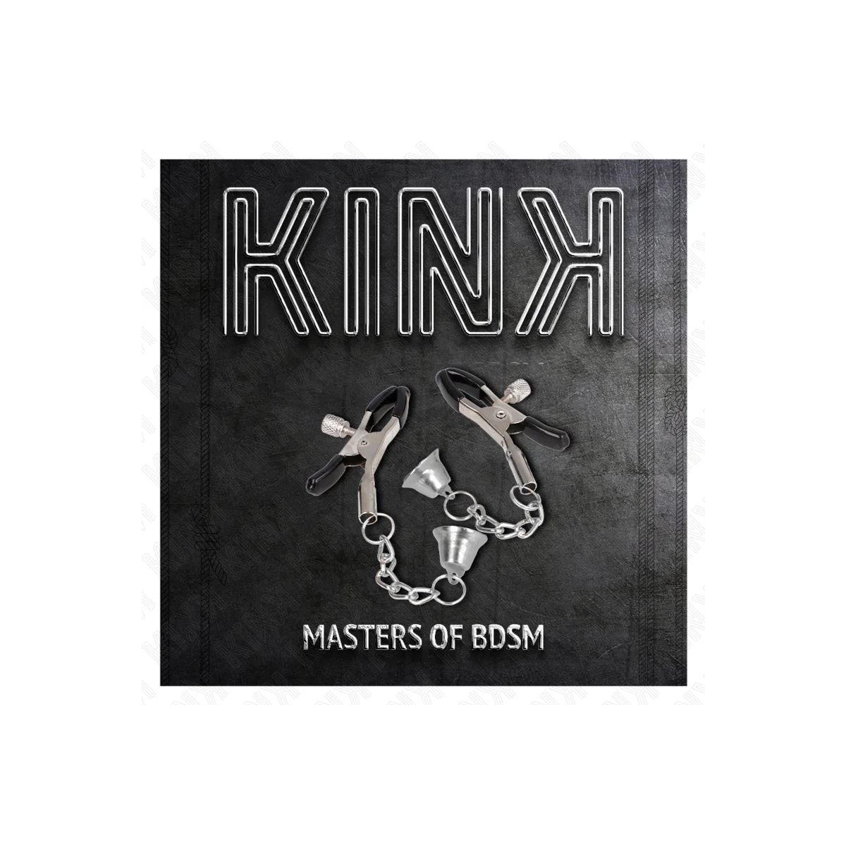 Silberne Nippelklemmen mit Glockenanhänger 6 cm von Kink Nipple Grip kaufen | Fesselliebe