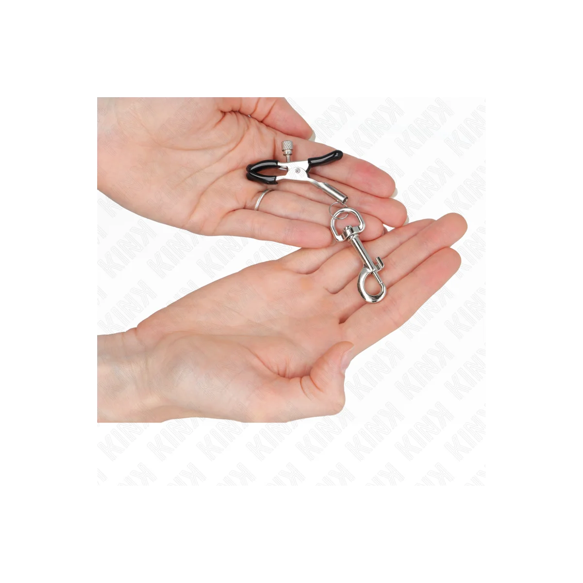 Haken-Nippelklammern 6 cm von Kink Nipple Grip kaufen | Fesselliebe