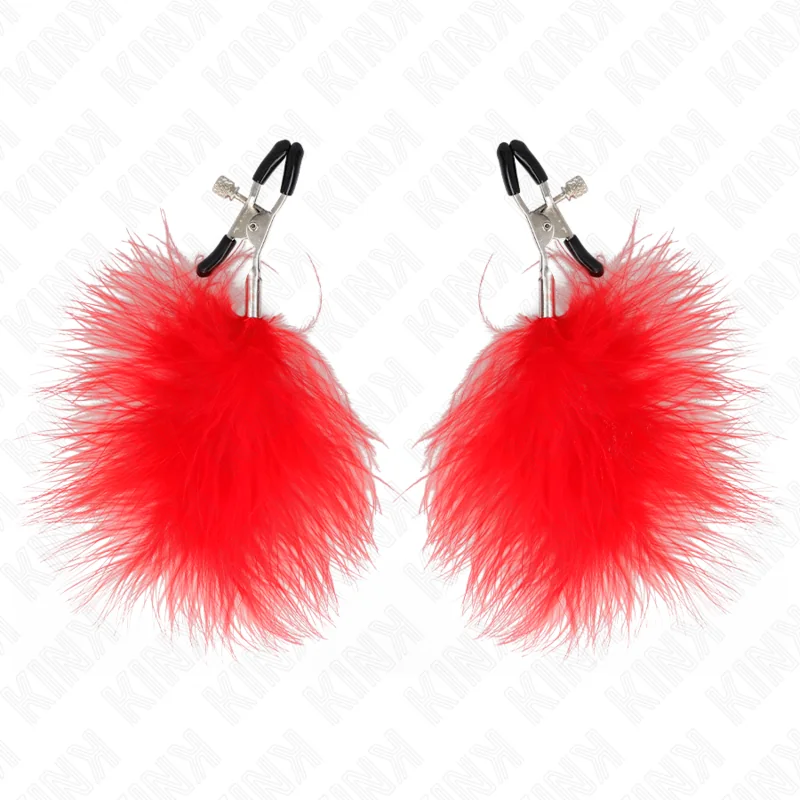 Federnippenklemme Rot 7 cm von Kink Nipple Grip kaufen | Fesselliebe 2