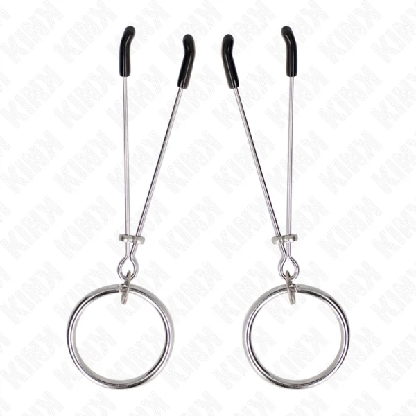 Dünne Nippelklemmen mit O-Ring 7 cm von Kink Nipple Grip kaufen | Fesselliebe