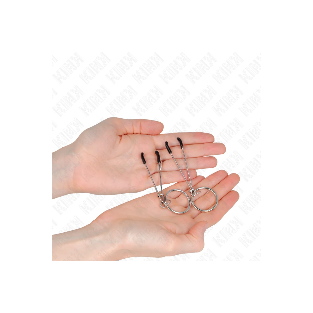 Dünne Nippelklemmen mit O-Ring 7 cm von Kink Nipple Grip kaufen | Fesselliebe