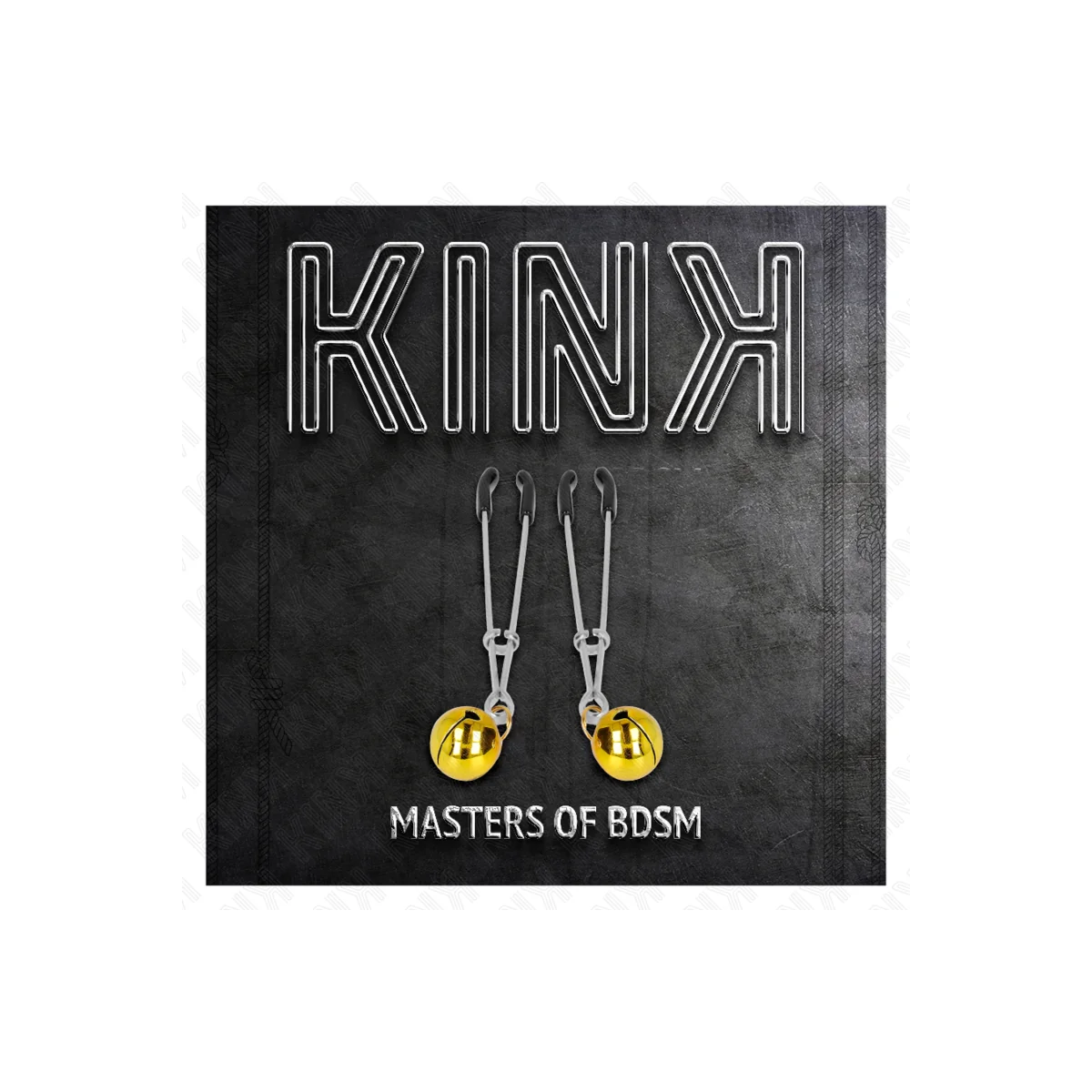 Dünne Glocken-Nippelklammern Gold 7 cm von Kink Nipple Grip kaufen | Fesselliebe