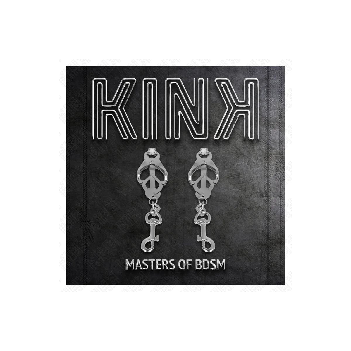 Japanische Kleeblatt-Nippelklammern mit Haken Silber von Kink Nipple Grip kaufen | Fesselliebe