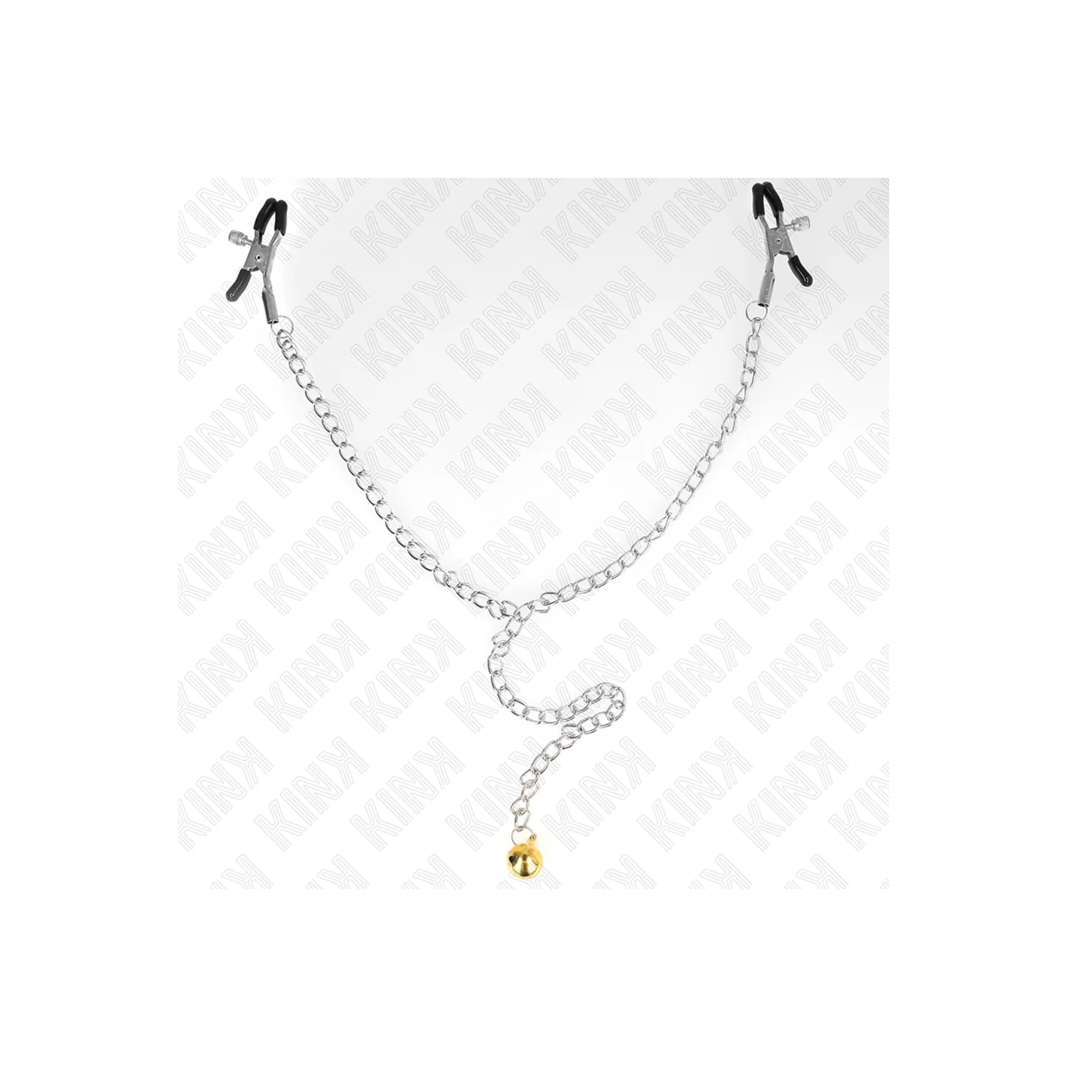 Kettennippelklammern mit Glocke 30 cm von Kink Nipple Grip kaufen | Fesselliebe