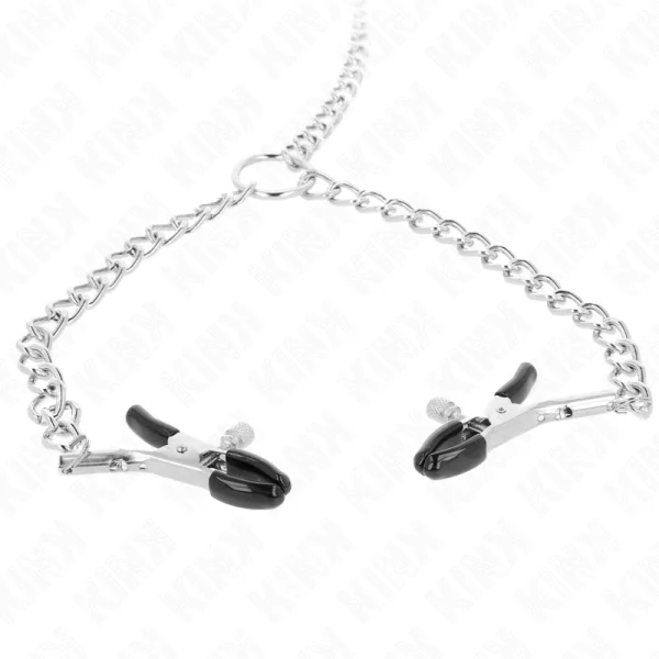 Ketten-Nippelklammern 32 cm mit Ketten 14 cm von Kink Nipple Grip kaufen | Fesselliebe