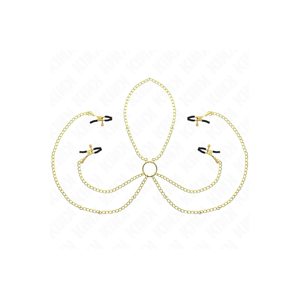 Nippel- und Kitzlerklammern, Verstellbar, Gold von Kink Nipple Grip kaufen | Fesselliebe