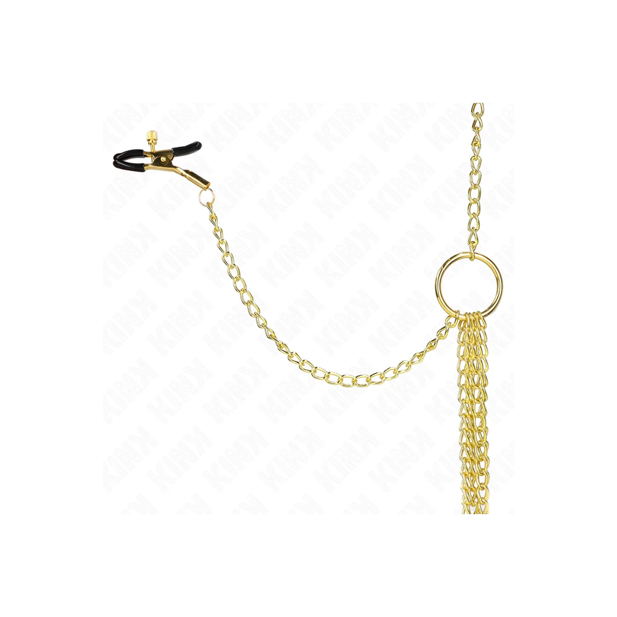 Nippel- und Kitzlerklammern, Verstellbar, Gold von Kink Nipple Grip kaufen | Fesselliebe