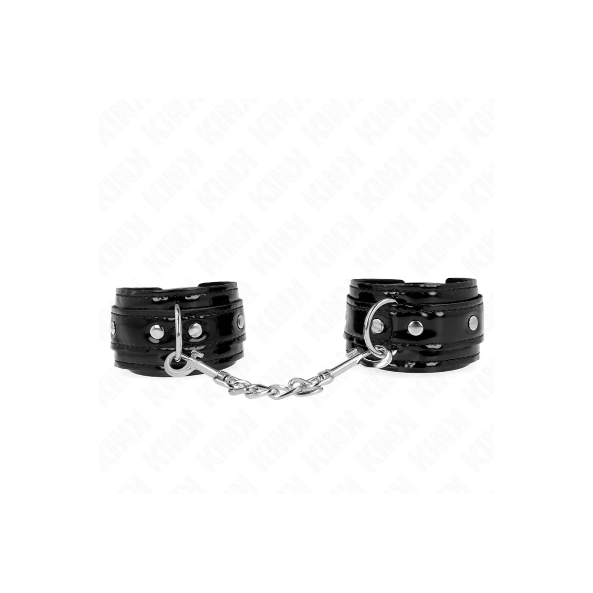 Glänzende Neopren-Handmanschetten Verstellbar 17-24 cm X 4,5 cm von Kink Wrist Restraint kaufen | Fesselliebe