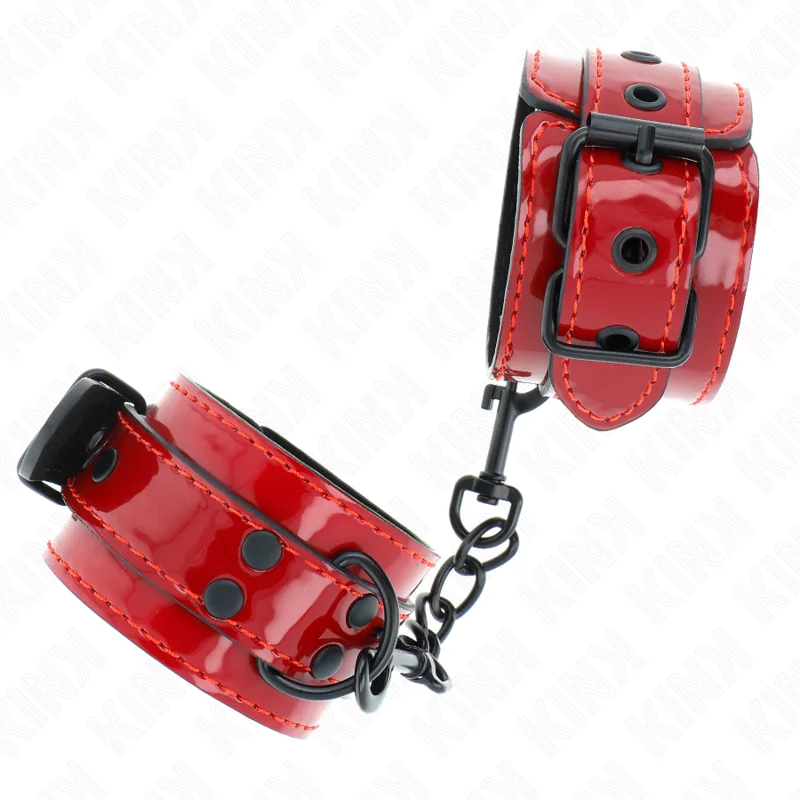 Dunkelrote Handgelenkmanschetten 23 X 5 cm von Kink Wrist Restraint kaufen | Fesselliebe 2