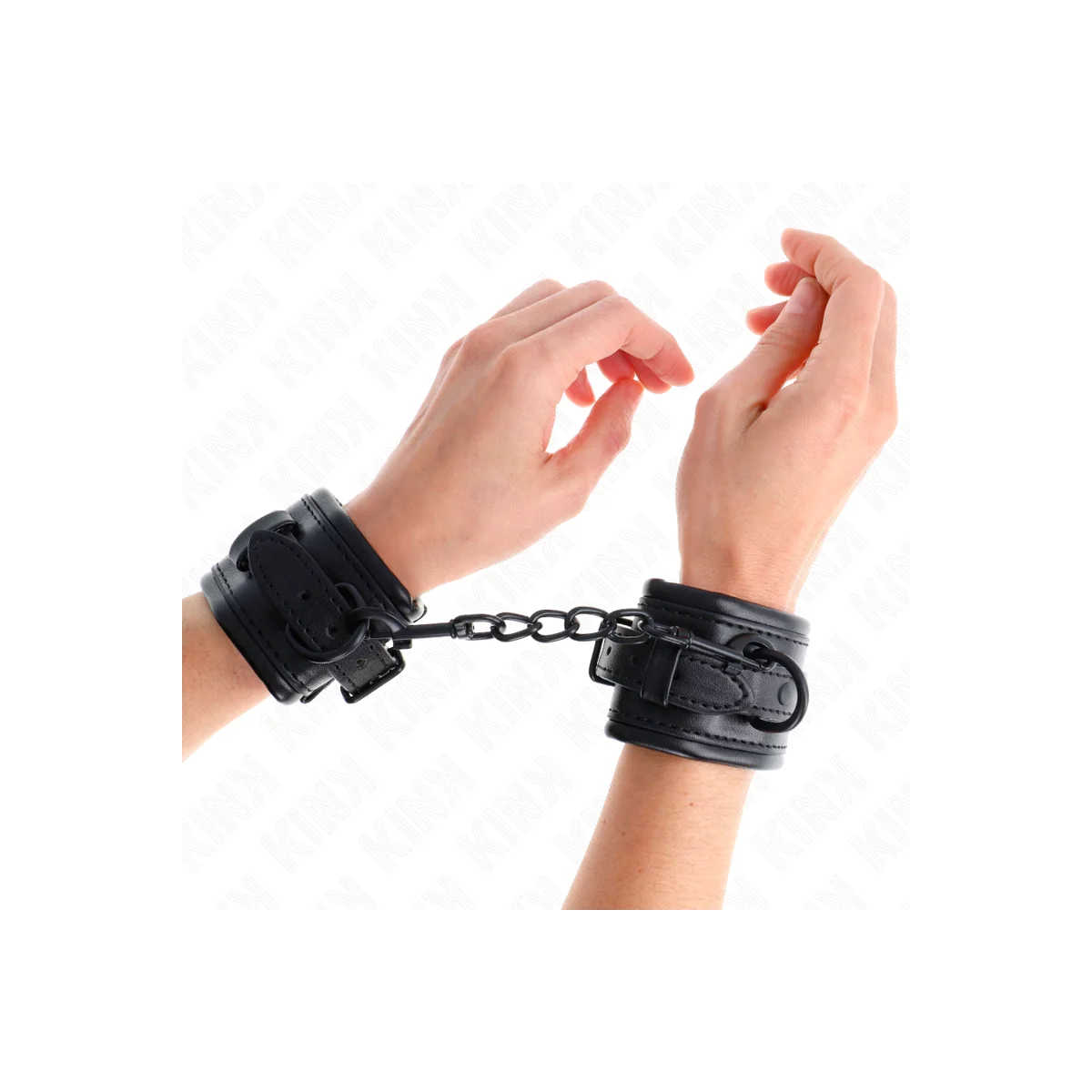 Handgelenkfesseln Schwarz Verstellbar 20-30 cm X 6 cm von Kink Wrist Restraint kaufen | Fesselliebe