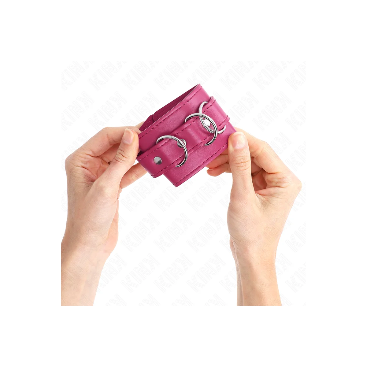 D-Ring Handgelenkfesseln Verstellbar Rosa 17,5-25 cm X 6 cm von Kink Wrist Restraint kaufen | Fesselliebe