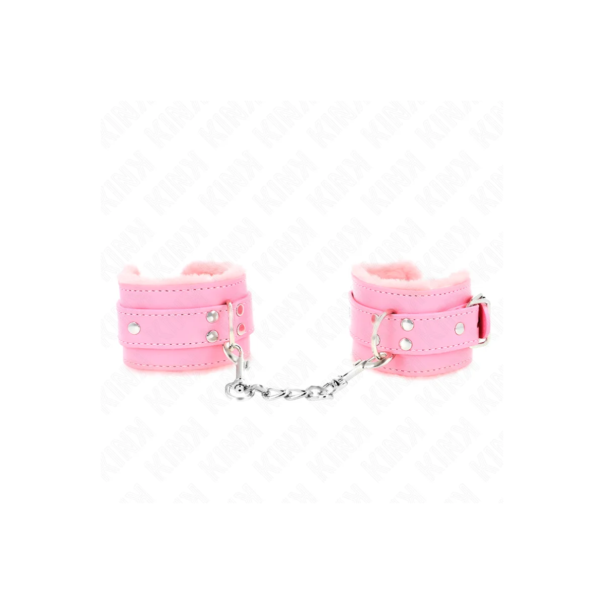 Handgelenkfesseln Rosa mit Rosa Gürtel Verstellbar 17-29 cm X 6 cm von Kink Wrist Restraint kaufen | Fesselliebe