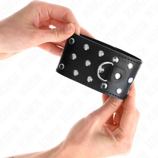 Punk Handgelenkfesseln Verstellbar 19-24 cm X 5,5 cm von Kink Wrist Restraint kaufen | Fesselliebe