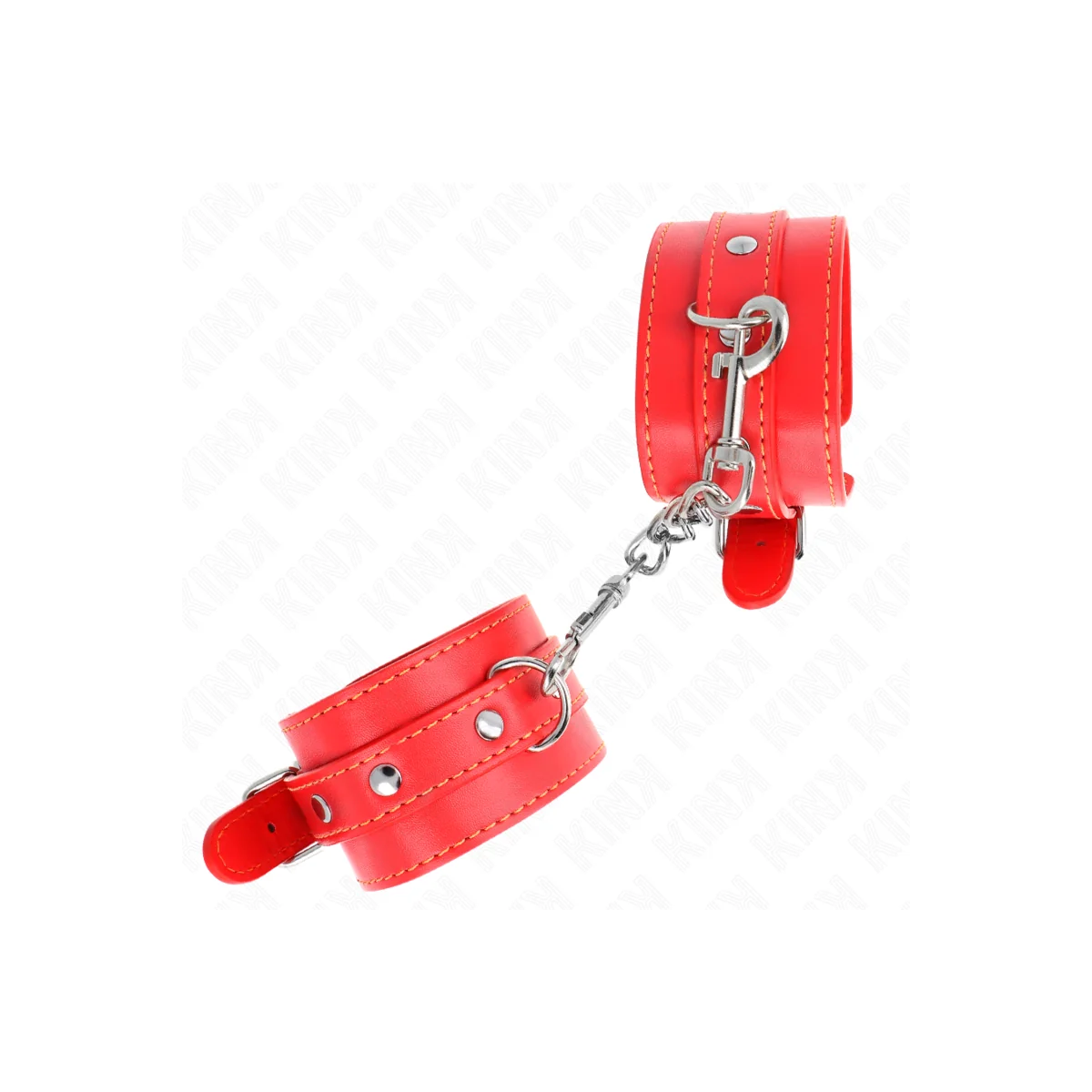 Dünne Handgelenksfesseln Rot Verstellbar 21-33 cm von Kink Wrist Restraint kaufen | Fesselliebe