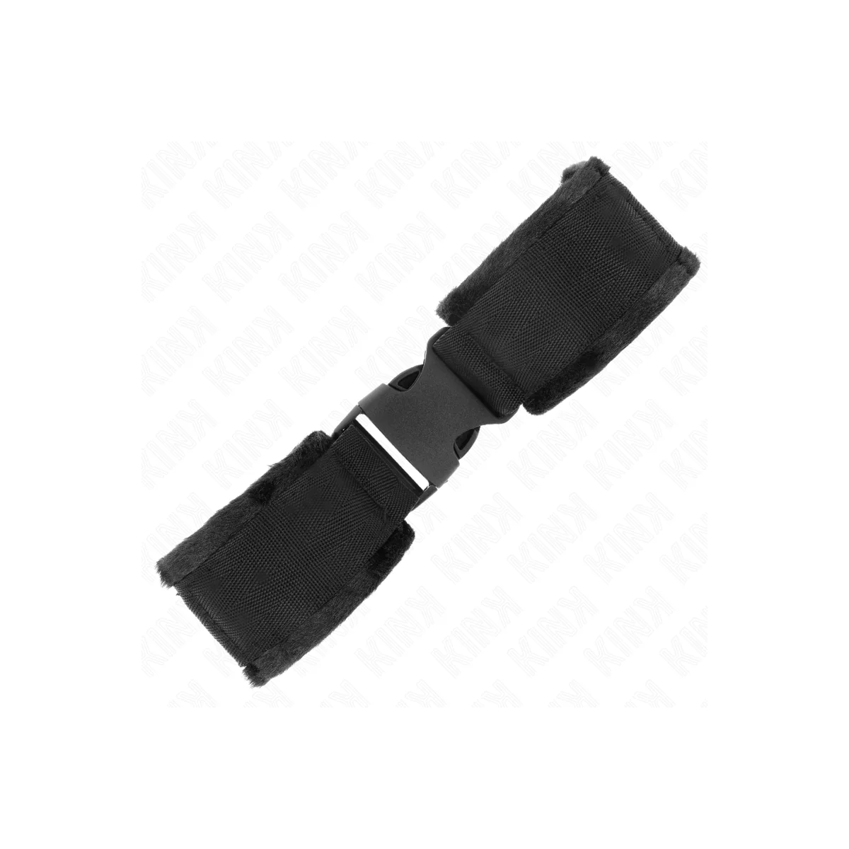 Nylon Bind-Handfesseln mit Klettverschluss Rot-Schwarz Modell 1 Verstellbar 25-35 cm X 6 cm von Kink Wrist Restraint kaufen | Fesselliebe