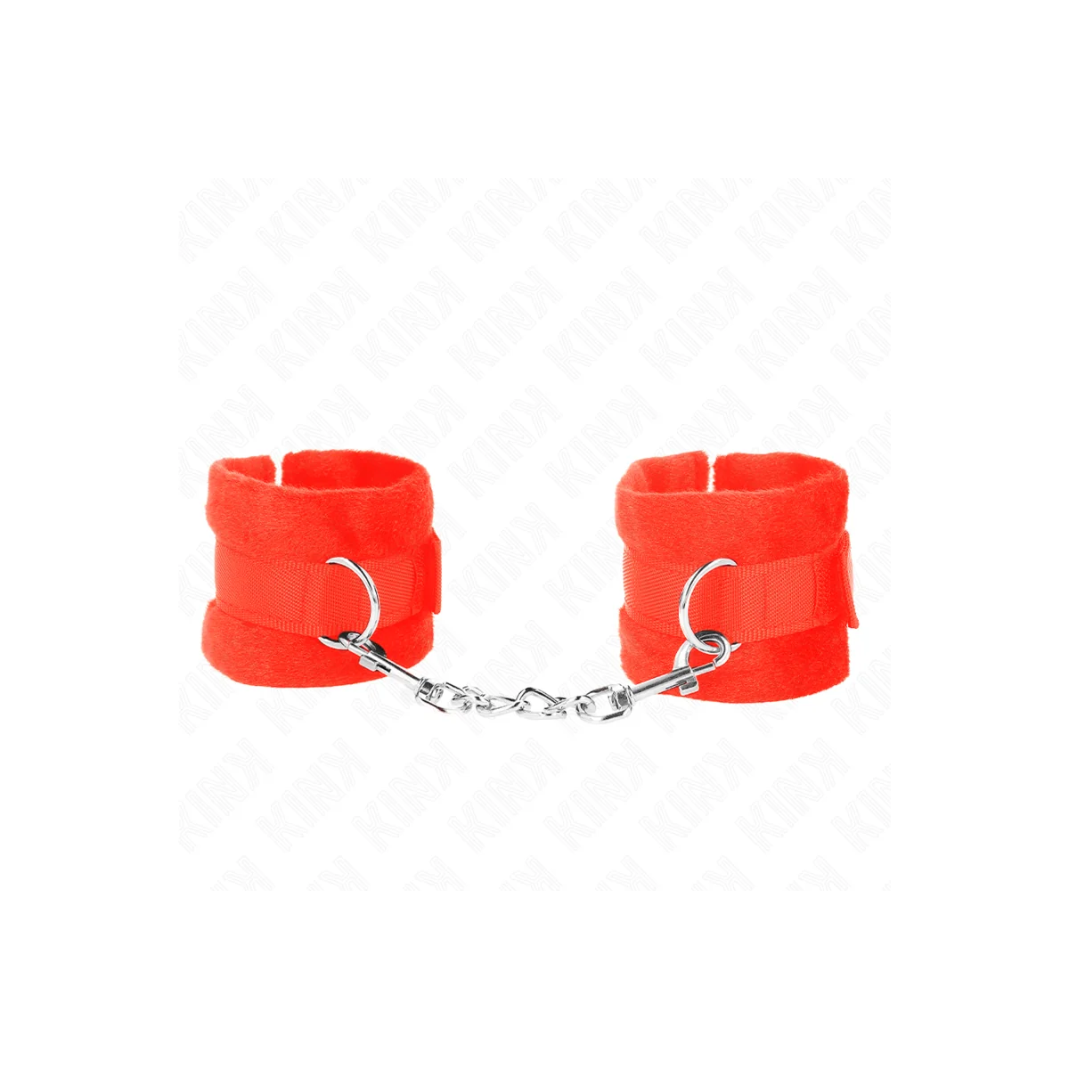 Beginner Pelzhandmanschetten Rot 30 X 7 cm von Kink Wrist Restraint kaufen | Fesselliebe