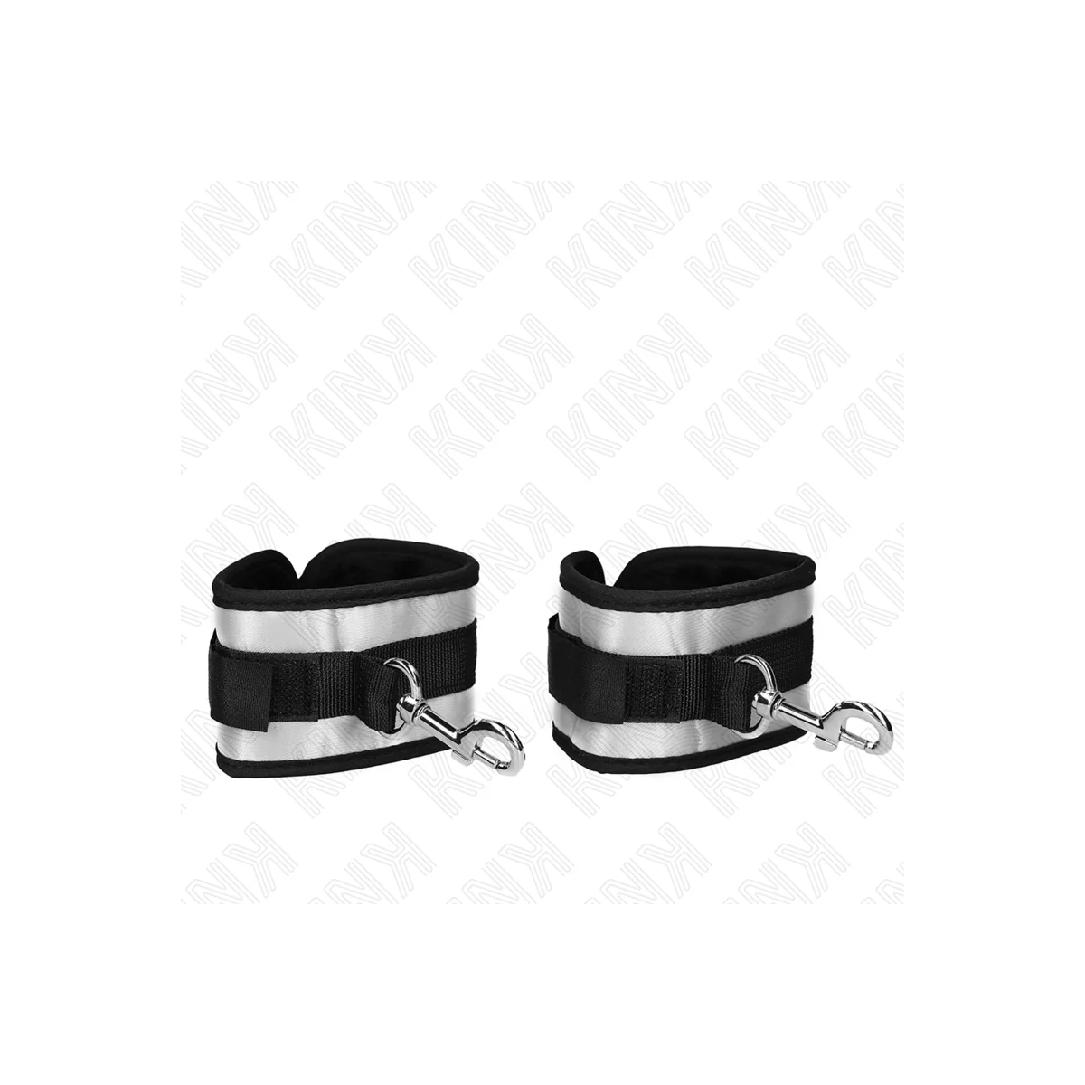 Neopren Handgelenkmanschetten Grau 23 X 5 cm von Kink Wrist Restraint kaufen | Fesselliebe