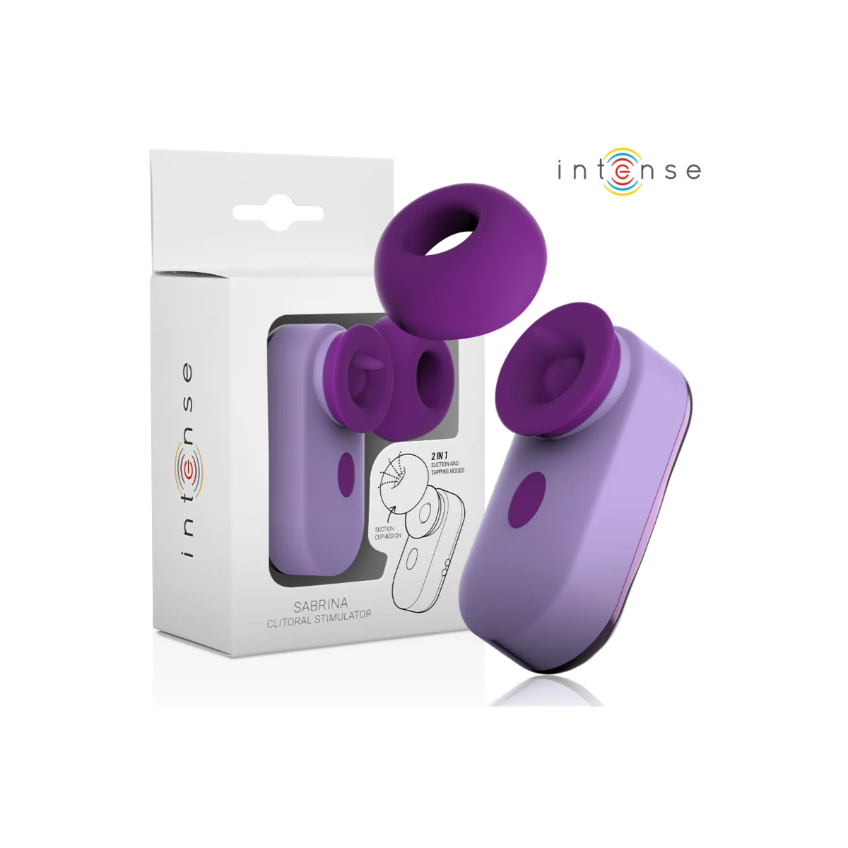 SABRINA CLIT STIMULATOR LILA VON INTENSE FUN