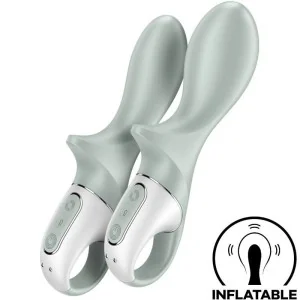 Air Pump Booty 3 Aufblasbarer Analvibrator Graugrün von Satisfyer Vibrator kaufen | Fesselliebe