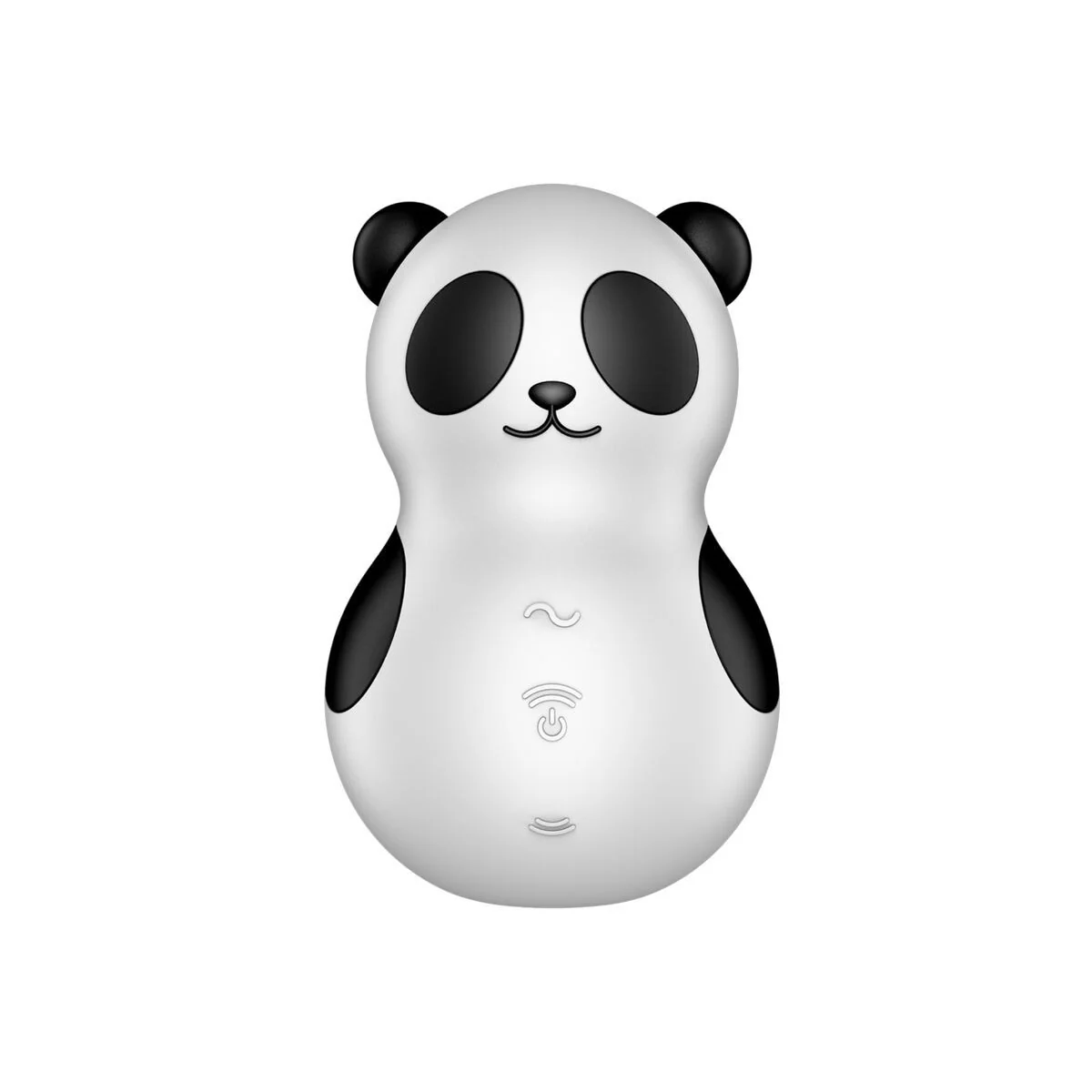 Pocket Panda Stimulator & Vibrator Schwarz Weiss von Satisfyer Air Pulse kaufen | Fesselliebe