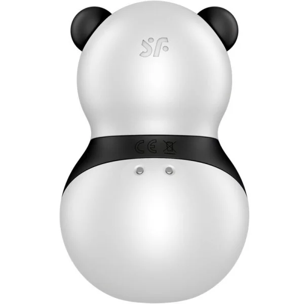 Pocket Panda Stimulator & Vibrator Schwarz Weiss von Satisfyer Air Pulse kaufen | Fesselliebe