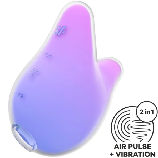 Mermaid Vibes Stimulator & Vibrator Violett und Rosa von Satisfyer Air Pulse kaufen | Fesselliebe