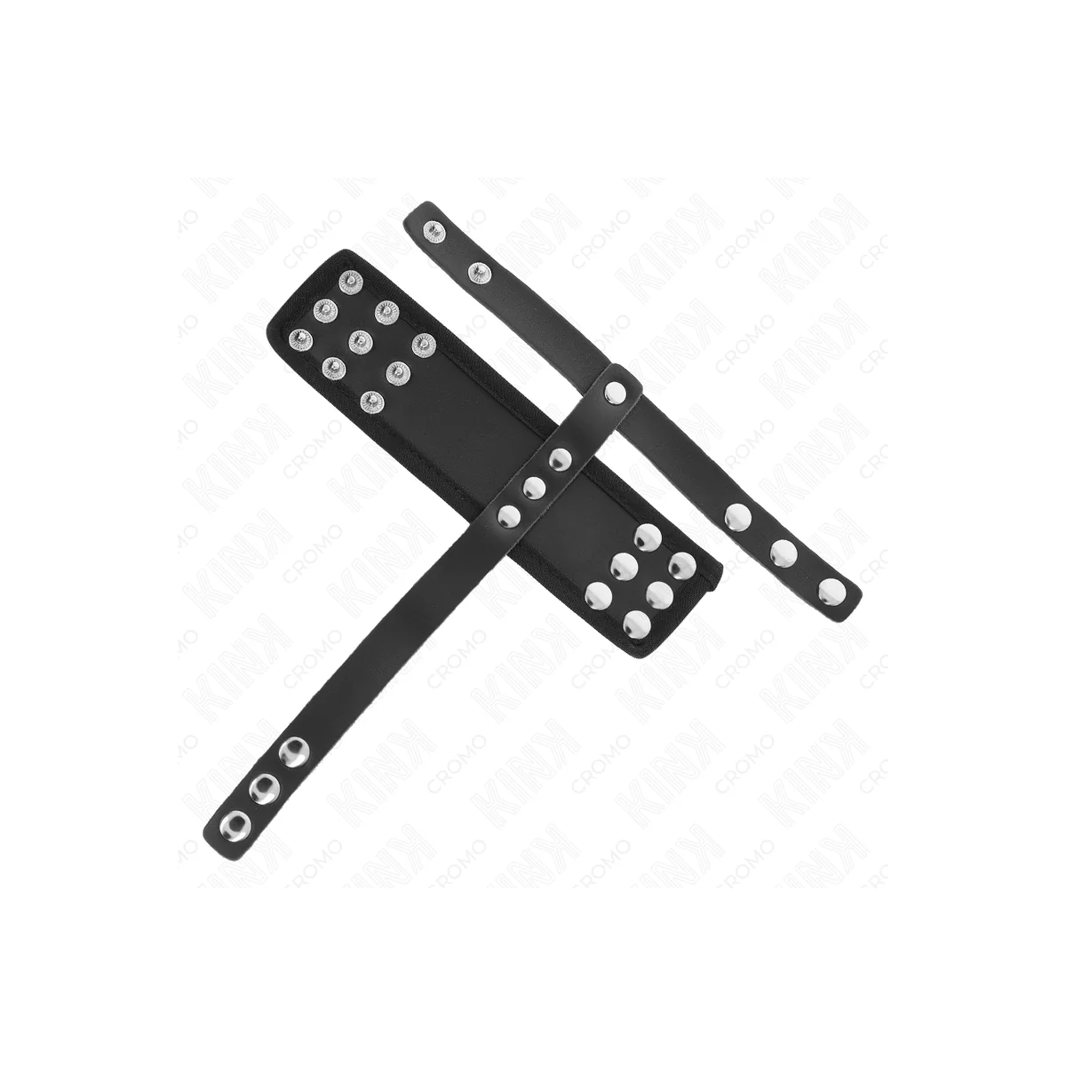 PENISKÄFIGRING AUS LEDER MIT VERSTELLBAREM BESCHICHTETEM HOCKENTRENNERGURT VON KINK RING POWER