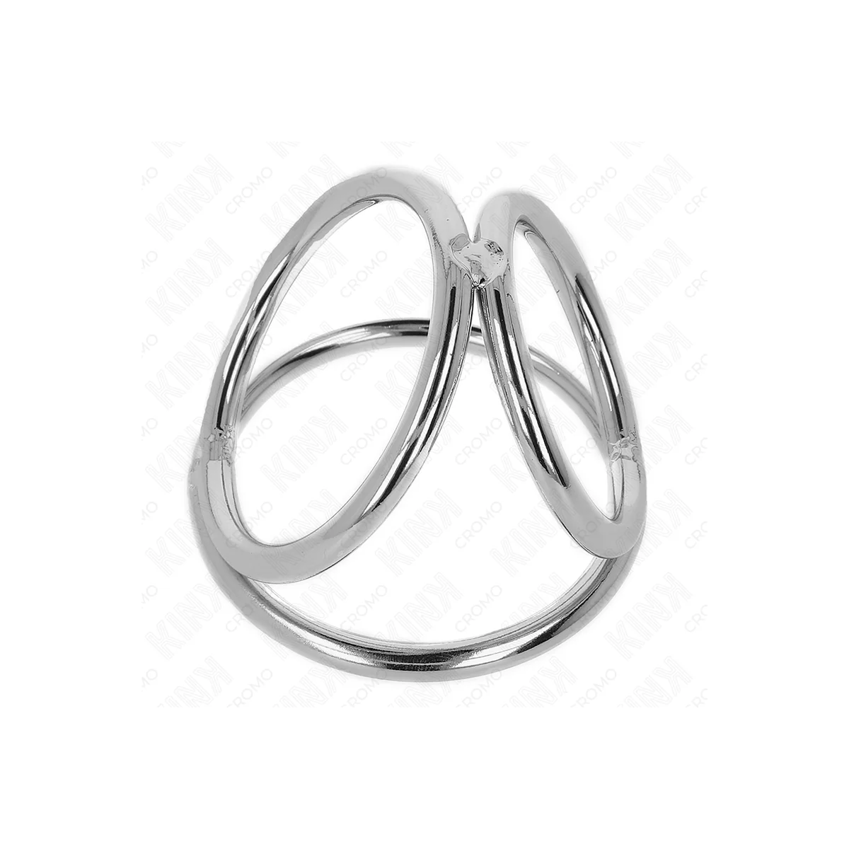 Dreifach Chrom Metall Penisring 3,8 cm Bis 5 cm Modell 2 von Kink Ring Power kaufen | Fesselliebe