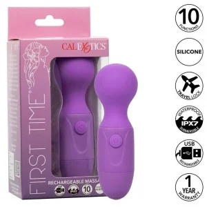 First Time wiederaufladbares Massagerät 10 Vibrationen Lila von Calexotics kaufen | Fesselliebe