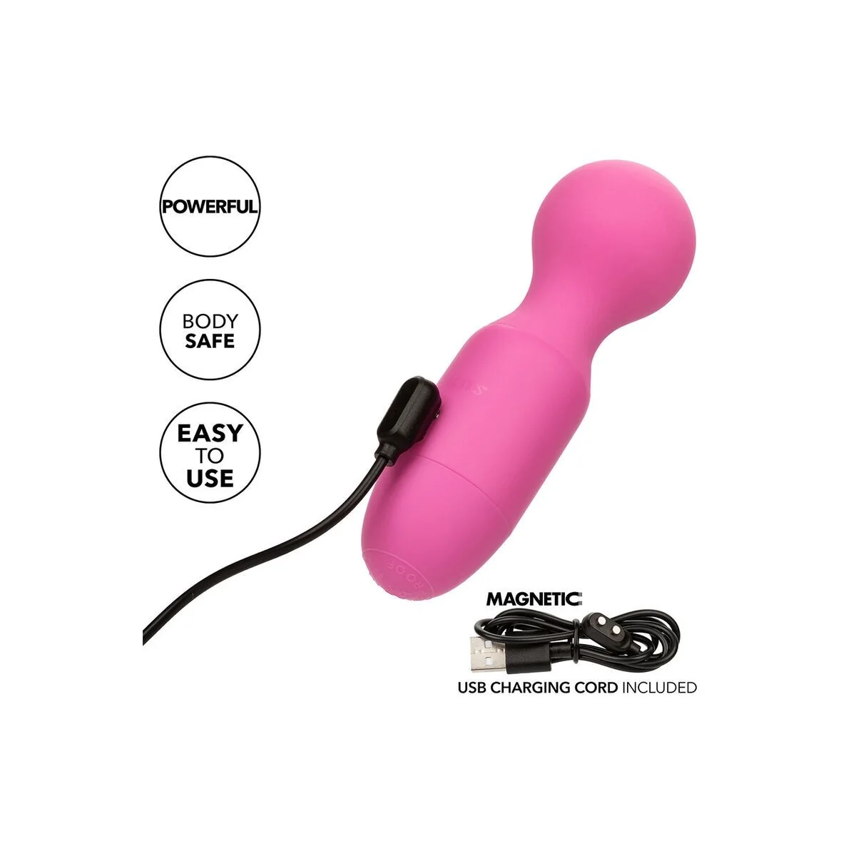 First Time wiederaufladbarer Massager 10 Vibrationen Rosa von Calexotics kaufen | Fesselliebe