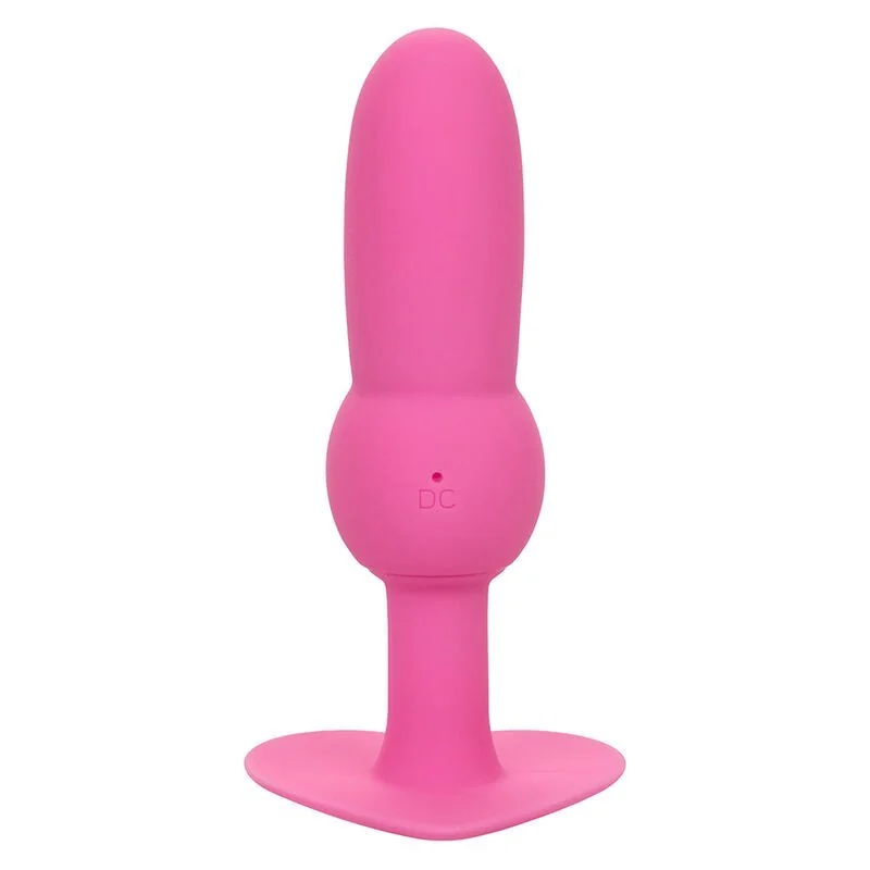 First Time Anal Plug mit Perlensonde 10 Vibrationen Rosa von Calexotics kaufen | Fesselliebe 2