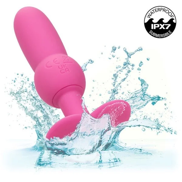 First Time Anal Plug mit Perlensonde 10 Vibrationen Rosa von Calexotics kaufen | Fesselliebe