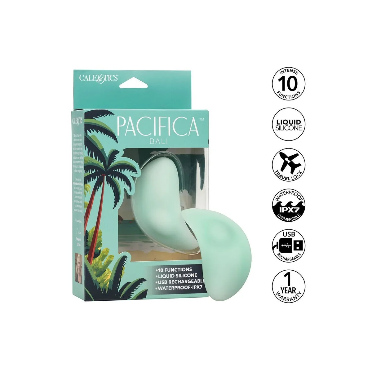 Pacifica Bali Teaser 10 Funktionen Aqua von Calexotics kaufen | Fesselliebe