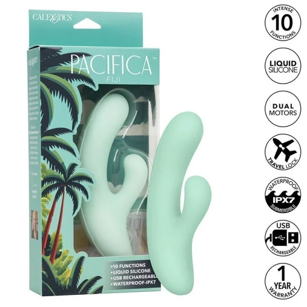 Pacifica Fiji Vibrator & Estimulator G-Punkt 10 Vibrationen Aqua von Calexotics kaufen | Fesselliebe