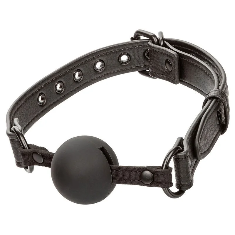 Nocturnal Ball Gag Silikon Schwarz von Calexotics kaufen | Fesselliebe 2