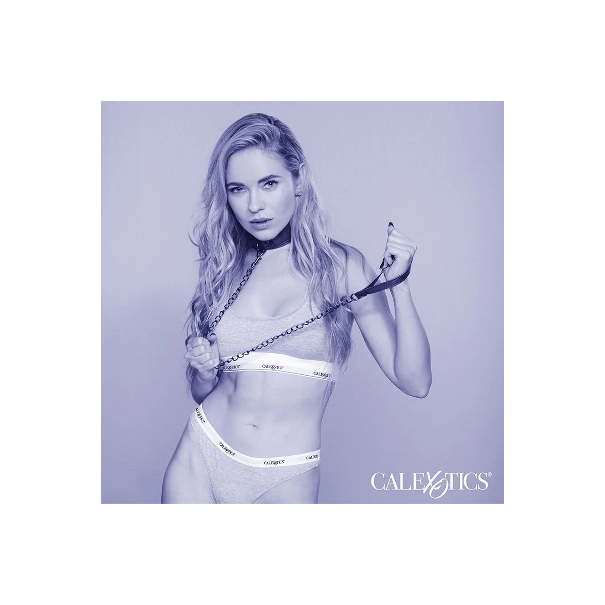 Nocturnal Halsband & Leine Leder Verstellbar Schwarz von Calexotics kaufen | Fesselliebe