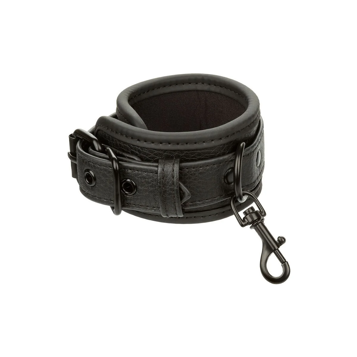 Nocturnal Leder Handgelenk Manschetten Verstellbar Schwarz von Calexotics kaufen | Fesselliebe