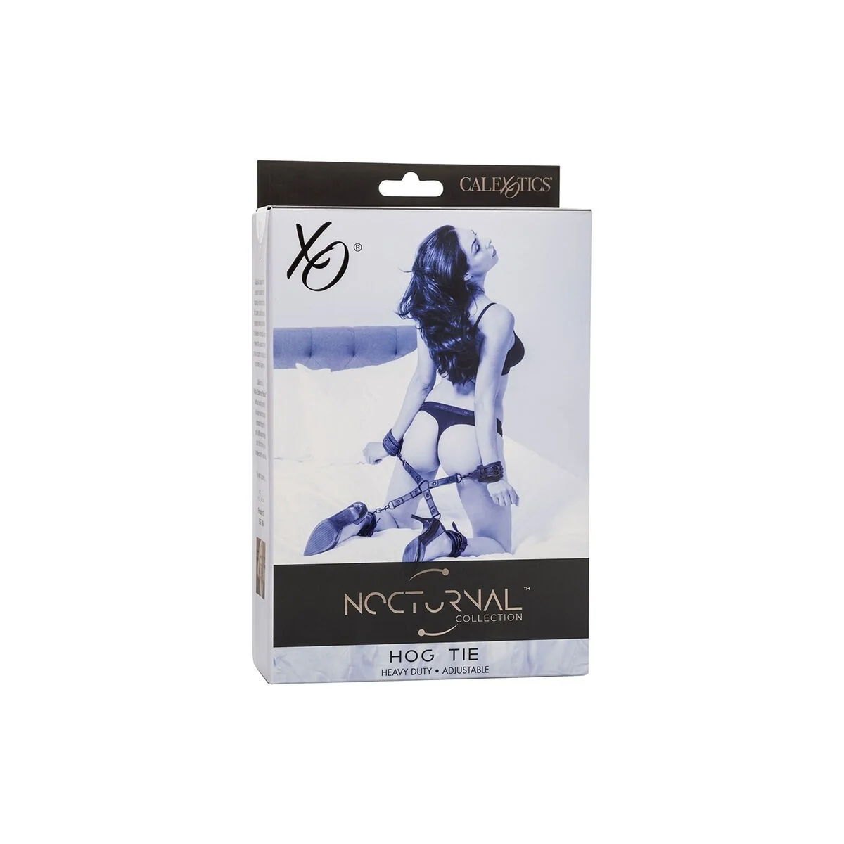 Nocturnal Hog Tie Connector Cuero Einstellbar Schwarz von Calexotics kaufen | Fesselliebe