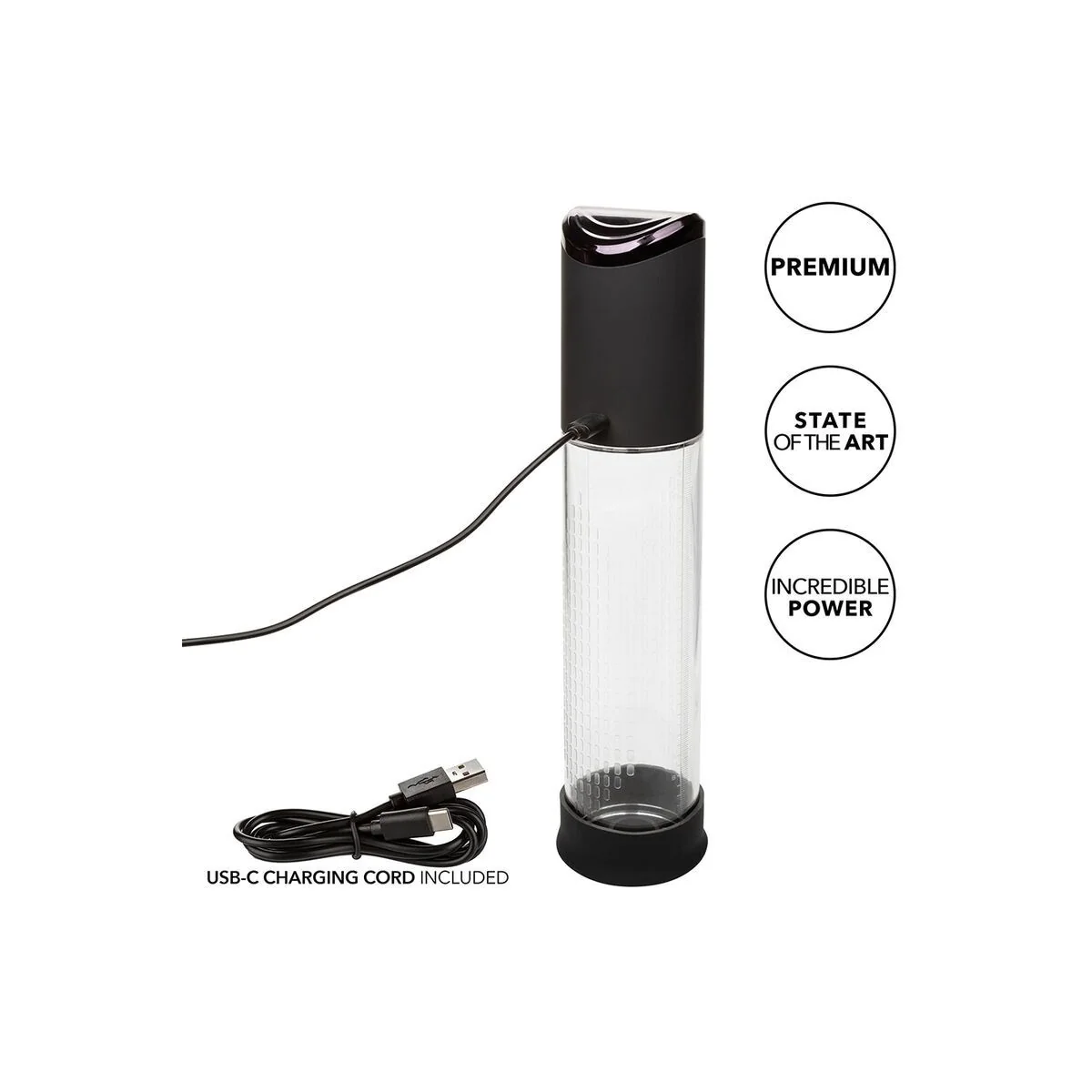 Peak Saugpumpe 4 Geschwindigkeiten Schwarz von Calexotics kaufen | Fesselliebe