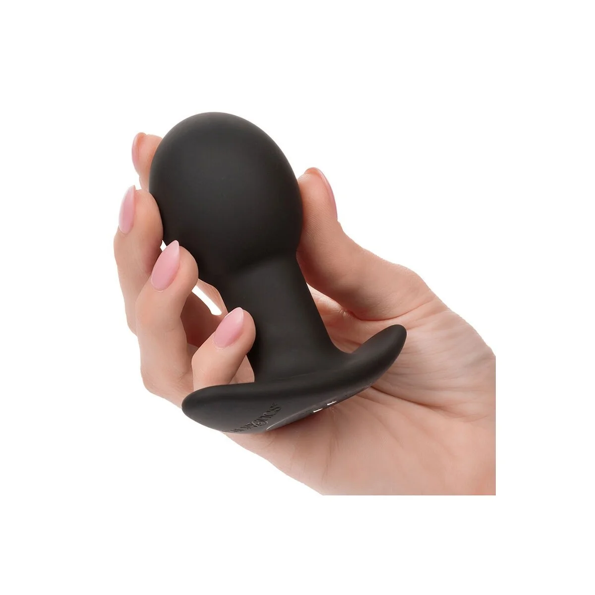 Rock Bottom Anal Plug 10 Vibrationen Silikon Schwarz von Calexotics kaufen | Fesselliebe